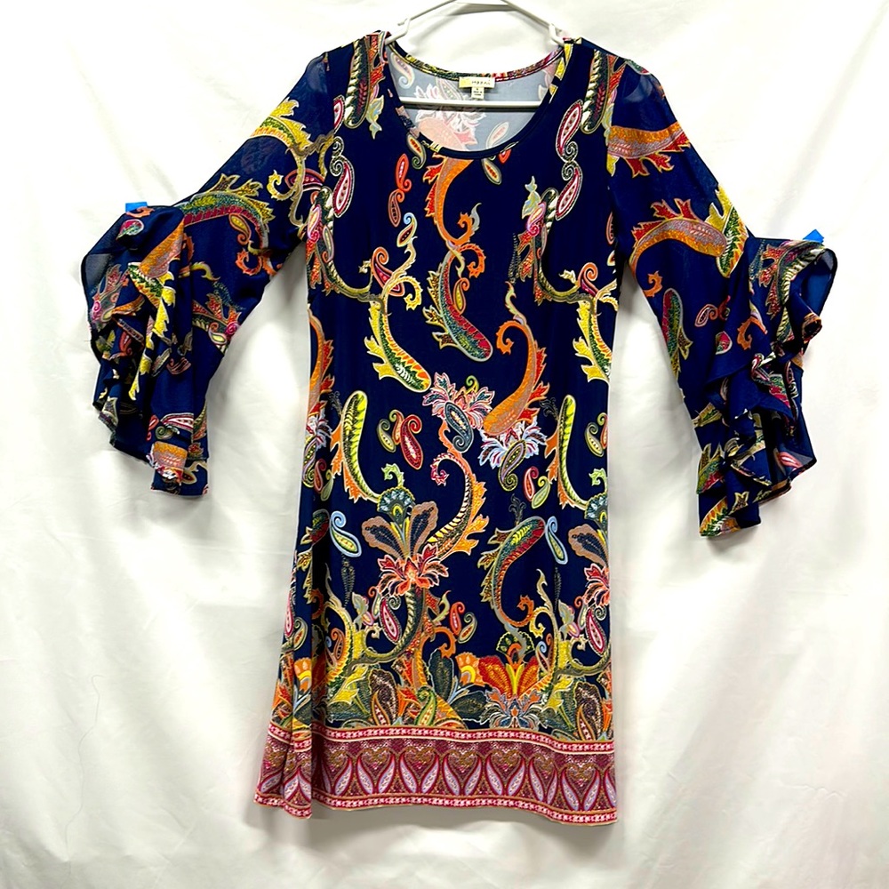 Haani Size Small Vibrant Multi colored Dress